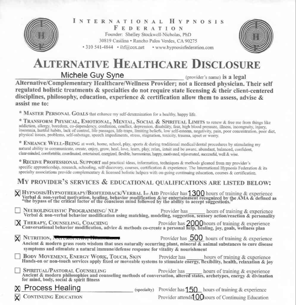 AHD Blank Form